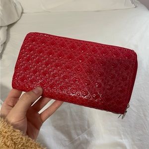 Coquette Red Heart Purse Wristlet